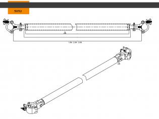 Cornerbrake met klem 3 meter - Afbeelding 2