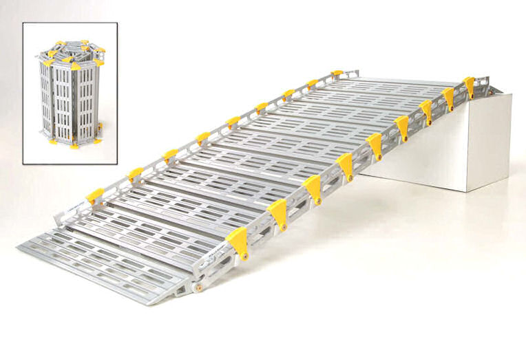 Oprijplaat “Roll-A-Ramp”oprolbaar 76 cm 914 cm lang