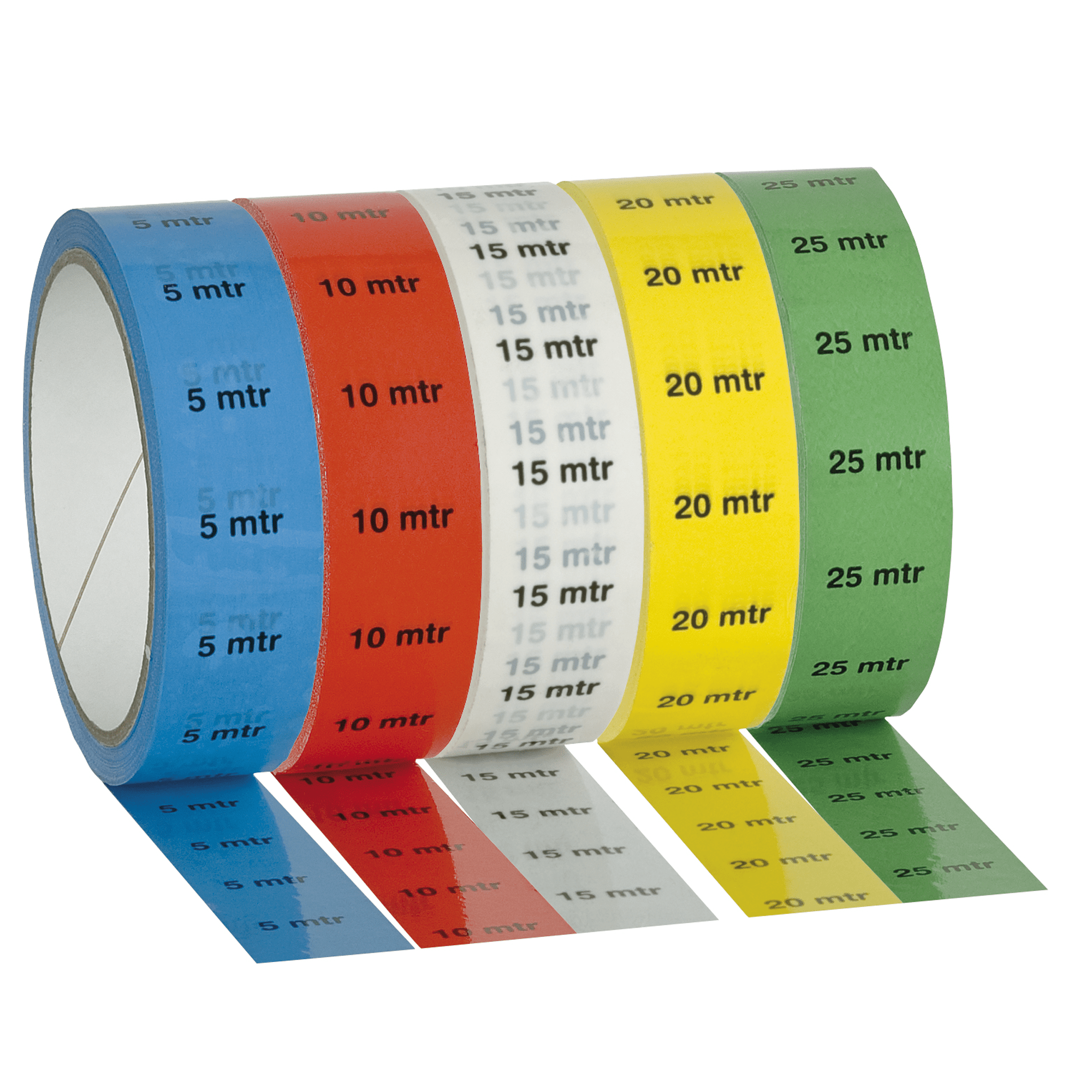 Showgear Markeer-/Indicatietape 5m markering – 25mm - Afbeelding 2