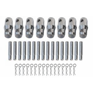 Truss Vierkant 34 4-weghoek C41 90° zwart - Afbeelding 2