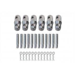 Truss Vierkant 34 4-weghoek T40 90° zwart - Afbeelding 2
