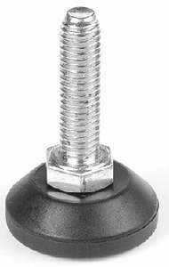 Stelvoet vast gemonteerde 6-kant bout M8x30 - Afbeelding 2